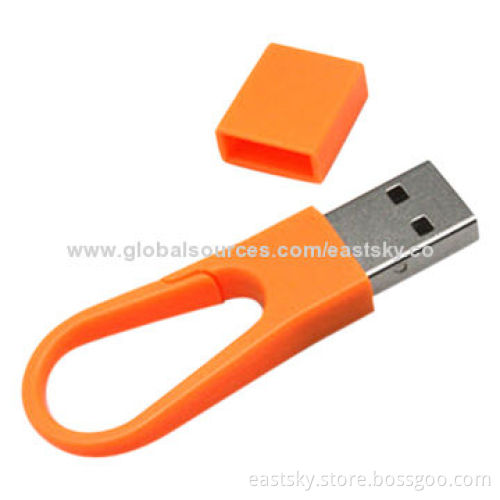 Data Hook USB Flash Drive with Capacity from 64MB to 32GB, Supports Multiple Partition